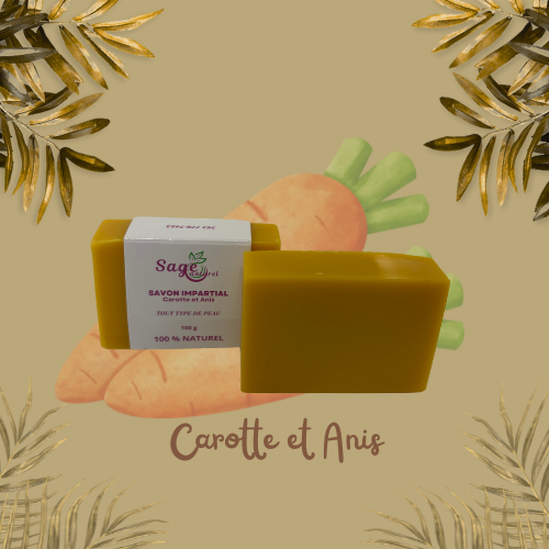 SAVON IMPARTIAL- Carotte(Tout type de peau)