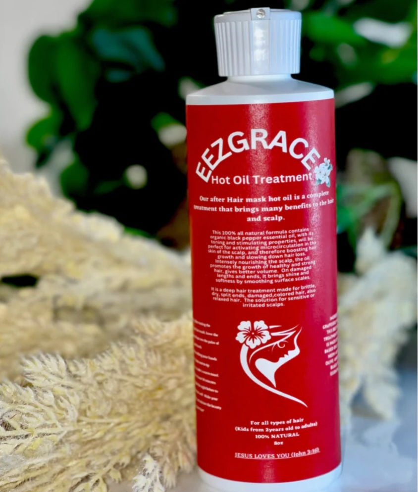 SOINS DES CHEVEUX - TRAITEMENT À L'HUILE CHAUDE(BAIN D'HUILE)(9 oz)