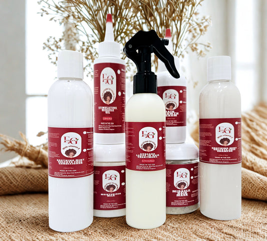 SOINS DES CHEVEUX - ENSEMBLE DE CROISSANCE ET HYDRATATION(7 produits de 4oz à 8oz)